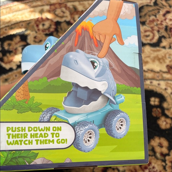 Push & Chomp Racers Dinosaur Toy Set - Picture 3 of 4